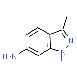 ChemSpider 2D Image | 6-Amino-3-methylindazole | C8H9N3