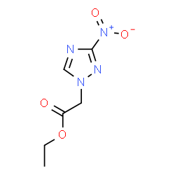 ChemSpider 2D Image | ethyl 2-(3-nitro-1,2,4-triazol-1-yl)acetate | C6H8N4O4