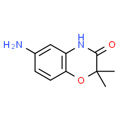 ChemSpider 2D Image | 6-Amino-2,2-dimethyl-2H-1,4-benzoxazin-3(4H)-one | C10H12N2O2