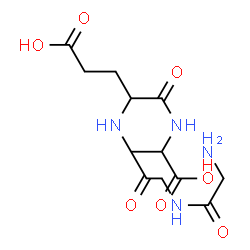 ChemSpider 2D Image | Glycylglycyl-alpha-glutamylalanine | C12H20N4O7