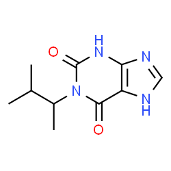 ChemSpider 2D Image | Methyl-isobutylxanthine | C10H14N4O2