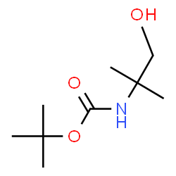 ChemSpider 2D Image | N-Boc-2-amino-2-methyl-1-propanol | C9H19NO3