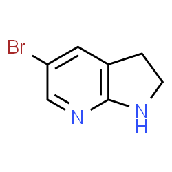 ChemSpider 2D Image | 5-Bromo-7-azaindoline | C7H7BrN2