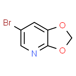 ChemSpider 2D Image | 6-Bromo[1,3]dioxolo[4,5-b]pyridine | C6H4BrNO2