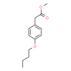 ChemSpider 2D Image | Methyl 4-butoxybenzeneacetate | C13H18O3