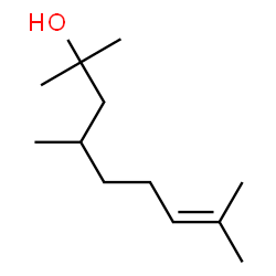 ChemSpider 2D Image | 2,4,8-Trimethyl-7-nonen-2-ol | C12H24O