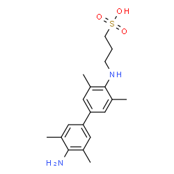 ChemSpider 2D Image | 3-[(4'-Amino-3,3',5,5'-tetramethyl-4-biphenylyl)amino]-1-propanesulfonic acid | C19H26N2O3S