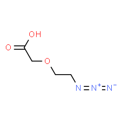 ChemSpider 2D Image | (2-Azidoethoxy)acetic acid | C4H7N3O3