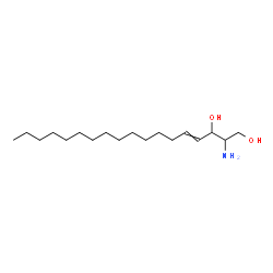 ChemSpider 2D Image | (4E)-2-Amino-4-octadecene-1,3-diol | C18H37NO2