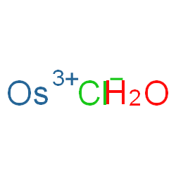 ChemSpider 2D Image | osmium(+3) cation chloride hydrate | H2ClOOs