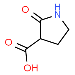 ChemSpider 2D Image | 2-Oxo-3-pyrrolidinecarboxylic acid | C5H7NO3
