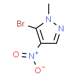 ChemSpider 2D Image | 5-Bromo-1-methyl-4-nitro-1H-pyrazole | C4H4BrN3O2