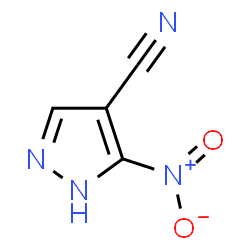 ChemSpider 2D Image | 3-Nitro-1H-pyrazole-4-carbonitrile | C4H2N4O2