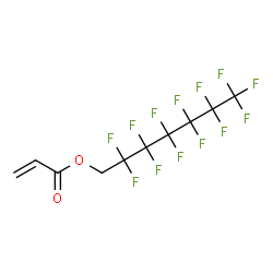 ChemSpider 2D Image | 2,2,3,3,4,4,5,5,6,6,7,7,7-Tridecafluoroheptyl acrylate | C10H5F13O2