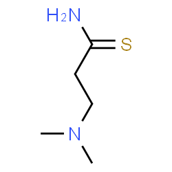 ChemSpider 2D Image | 3-(Dimethylamino)propanethioamide | C5H12N2S