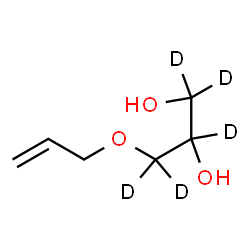 ChemSpider 2D Image | 3-(Allyloxy)-1,2-(~2~H_5_)propanediol | C6H7D5O3