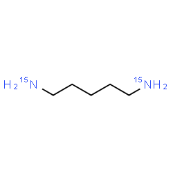 ChemSpider 2D Image | 1,5-Pentane(~15~N_2_)diamine | C5H1415N2