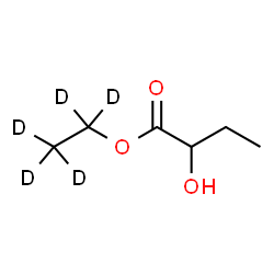 ChemSpider 2D Image | (~2~H_5_)Ethyl 2-hydroxybutanoate | C6H7D5O3