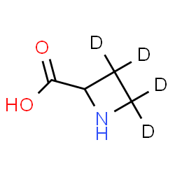 ChemSpider 2D Image | 2-(3,3,4,4-~2~H_4_)Azetidinecarboxylic acid | C4H3D4NO2