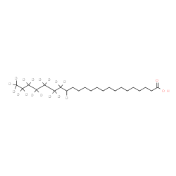 ChemSpider 2D Image | (16,17,17,18,18,19,19,20,20,21,21,22,22,23,23,23-~2~H_16_)Tricosanoic acid | C23H30D16O2