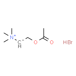 ChemSpider 2D Image | 2-Acetoxy-1-(trimethylammonio)ethanide hydrobromide (1:1) | C7H16BrNO2