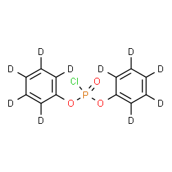 ChemSpider 2D Image | Bis[(~2~H_5_)phenyl] phosphorochloridate | C12D10ClO3P