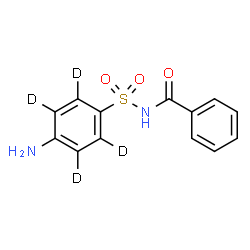 ChemSpider 2D Image | N-{[4-Amino(~2~H_4_)phenyl]sulfonyl}benzamide | C13H8D4N2O3S
