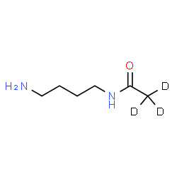ChemSpider 2D Image | N-(4-Aminobutyl)(~2~H_3_)acetamide | C6H11D3N2O