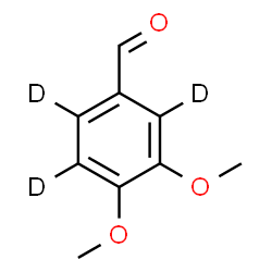 ChemSpider 2D Image | 3,4-Dimethoxy(~2~H_3_)benzaldehyde | C9H7D3O3