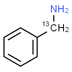 ChemSpider 2D Image | 1-Phenyl(~13~C)methanamine | C613CH9N