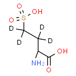 ChemSpider 2D Image | 2-Amino-4-sulfo(3,3,4,4-~2~H_4_)butanoic acid | C4H5D4NO5S