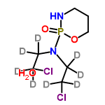 InChI=1/C7H15Cl2N2O2P.H2O/c8-2-5-11(6-3-9)14(12)10-4-1-7-13-14;/h1-7H2,(H,10,12);1H2/i2D2,3D2,5D2,6D2;
