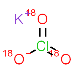 ChemSpider 2D Image | Potassium (~18~O_3_)chlorate | ClK18O3