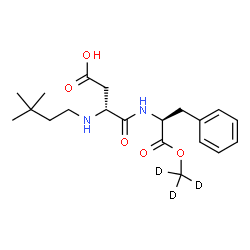ChemSpider 2D Image | (~2~H_3_)Methyl N-(3,3-dimethylbutyl)-D-alpha-aspartyl-L-phenylalaninate | C20H27D3N2O5