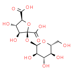 ChemSpider 2D Image | alpha-D-Glucopyranosyl beta-D-fructofuranosidaric acid | C12H18O13