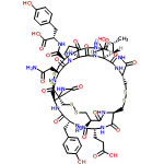 InChI=1/C59H79N15O21S6/c1-26-47(82)69-41-25-101-99-22-38-52(87)65-33(13-14-45(80)81)49(84)66-34(16-28-5-9-30(76)10-6-28)50(85)71-40(54(89)72-39(23-97-96-20-32(60)48(83)70-38)53(88)67-35(18-43(61)78)58(93)74-15-3-4-42(74)56(91)63-26)24-100-98-21-37(64-44(79)19-62-57(92)46(27(2)75)73-55(41)90)51(86)68-36(59(94)95)17-29-7-11-31(77)12-8-29/h5-12,26-27,32-42,46,75-77H,3-4,13-25,60H2,1-2H3,(H2,61,78)(H,62,92)(H,63,91)(H,64,79)(H,65,87)(H,66,84)(H,67,88)(H,68,86)(H,69,82)(H,70,83)(H,71,85)(H,72,89)(H,73,90)(H,80,81)(H,94,95)/t26-,27+,32-,33+,34+,35-,36-,37-,38-,39+,40-,41-,42-,46-/m0/s1/i1D3,26D