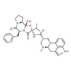 ChemSpider 2D Image | (2'beta,5'alpha,10alpha)-5'-Benzyl-12'-hydroxy-2'-isopropyl-3',6',18-trioxo-9,10-dihydroergotaman | C35H41N5O5