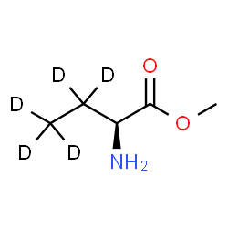 ChemSpider 2D Image | Methyl (2S)-2-amino(3,3,4,4,4-~2~H_5_)butanoate | C5H6D5NO2