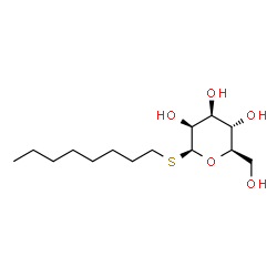 ChemSpider 2D Image | Octyl 1-thio-beta-D-mannopyranoside | C14H28O5S