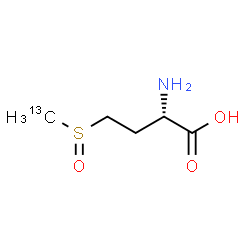 ChemSpider 2D Image | (2S)-2-Amino-4-[(~13~C)methylsulfinyl]butanoic acid | C413CH11NO3S