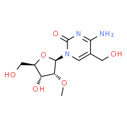 ChemSpider 2D Image | 5-(Hydroxymethyl)-2'-O-methylcytidine | C11H17N3O6