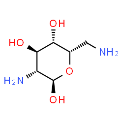 ChemSpider 2D Image | 2,6-Diamino-2,6-dideoxy-alpha-L-idopyranose | C6H14N2O4