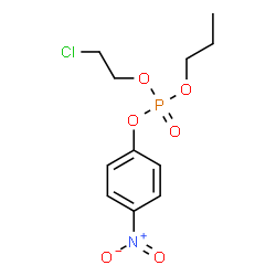 ChemSpider 2D Image | 2-Chloroethyl 4-nitrophenyl propyl phosphate | C11H15ClNO6P