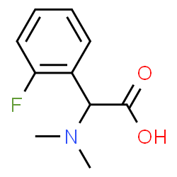 ChemSpider 2D Image | (Dimethylamino)(2-fluorophenyl)acetic acid | C10H12FNO2