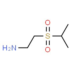 ChemSpider 2D Image | 2-(Isopropylsulfonyl)ethanamine | C5H13NO2S