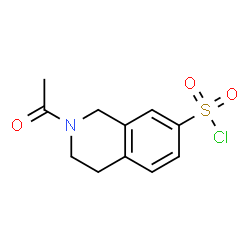 ChemSpider 2D Image | 2-Acetyl-1,2,3,4-tetrahydro-7-isoquinolinesulfonyl chloride | C11H12ClNO3S