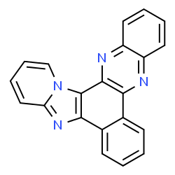 ChemSpider 2D Image | Benzo[a]pyrido[1',2':1,2]imidazo[4,5-c]phenazine | C21H12N4
