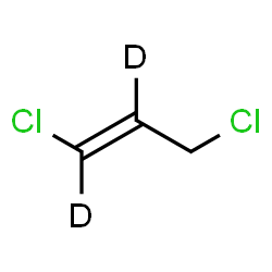 ChemSpider 2D Image | (1E)-1,3-Dichloro(1,2-~2~H_2_)-1-propene | C3H2D2Cl2