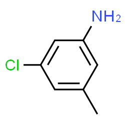 ChemSpider 2D Image | 3-Chloro-5-methylaniline | C7H8ClN