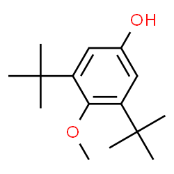 ChemSpider 2D Image | 4-Methoxy-3,5-bis(2-methyl-2-propanyl)phenol | C15H24O2